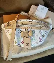 Authentic Louis Vuitton LV X TM Takashi Murakami High Rise Bumbag